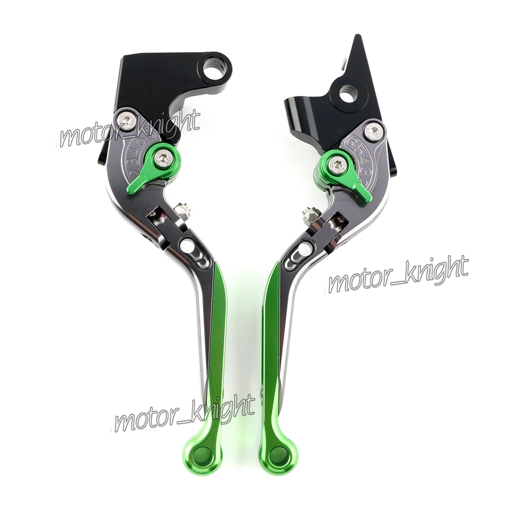 K1 K2 K3 для SUZUKI GSXR1000 2001-04 GSXR600 1997-03 GSXR 750 1996-03 CNC мотоцикл регулируемые складные тормозные рычаги сцепления - Цвет: Зеленый