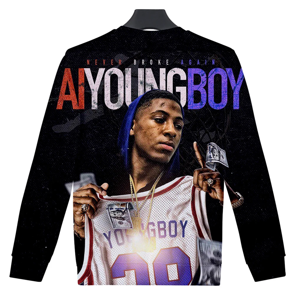 YoungBoy Never Broke Again2019, Новая Модная стильная толстовка с капюшоном, худи с 3D принтом, Harajuku, уличная одежда