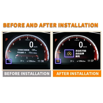 

Car Start-Stop Auto-Closer Modification Accessories Supplies for Honda Civic 10Th 2016 2017 2018 2019 2020