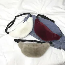 Женская плюшевая сумка через плечо модная нагрудная сумка простая трендовая карманная Женская плюшевая Наплечная Сумка модная грудь#40