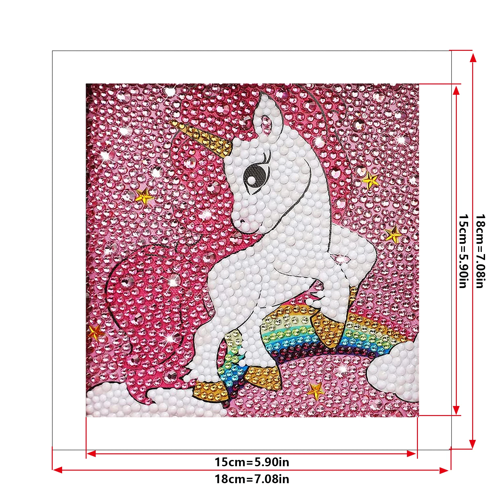 5D Diamond Painting Art for Kids Cute Small and Easy Diamond Art Kit Crystal Gems Embroidery for Girls Boys Beginners Art Crafts