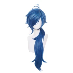 Kaeya Wig Game Genshin Impact Cosplay Long Synthetic Hair Heat Resistant Cosplay Wigs + Wig Cap