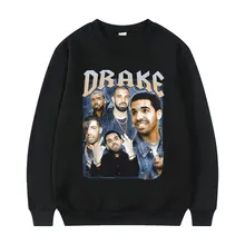 Hip Hop Rapper Drake Boys Pullovers Certified Lover Boy Album Print Pullover Mens Lil Baby Sweatshirts Travis Scott Sweatshirt