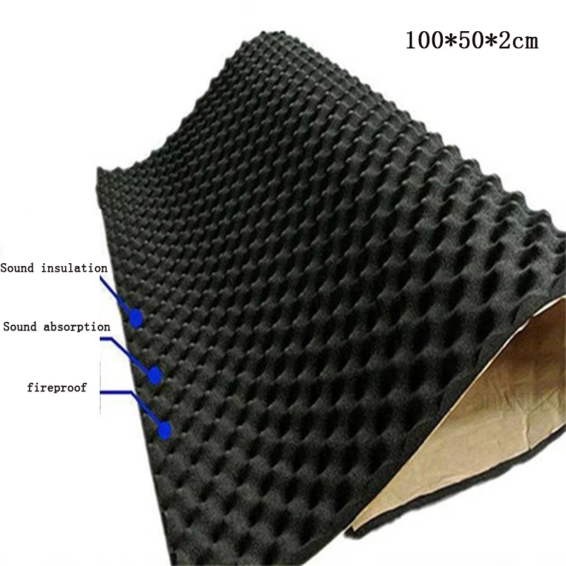 Автомобильный звукопоглощающий коврик OHANEE 50X100cm звукоизоляционная