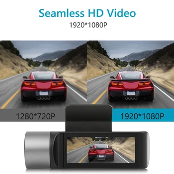 

Car DVR Dashboard Full HD Camera with Rear View 1080P 130 Degree Lens H18 Camera for Outdoor Personal Car Ornaments