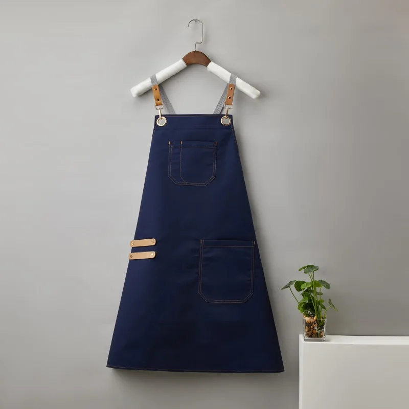 Top Quality Men's Chef Apron Kitchen Apron For Women Work Embroidery Or Printed