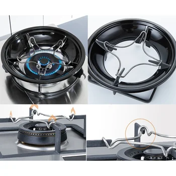 

Stainless steel household gas cooker small pot holder 1pcs pentagonal stand
