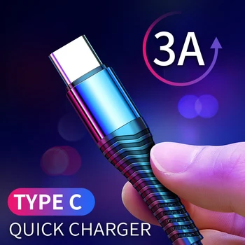 

USB c Cable Type c Cable Fast Charging Data Cord Charger USB Cable C For Samsung s10 s9 A51 xiaomi mi 10 redmi note 9s 8t