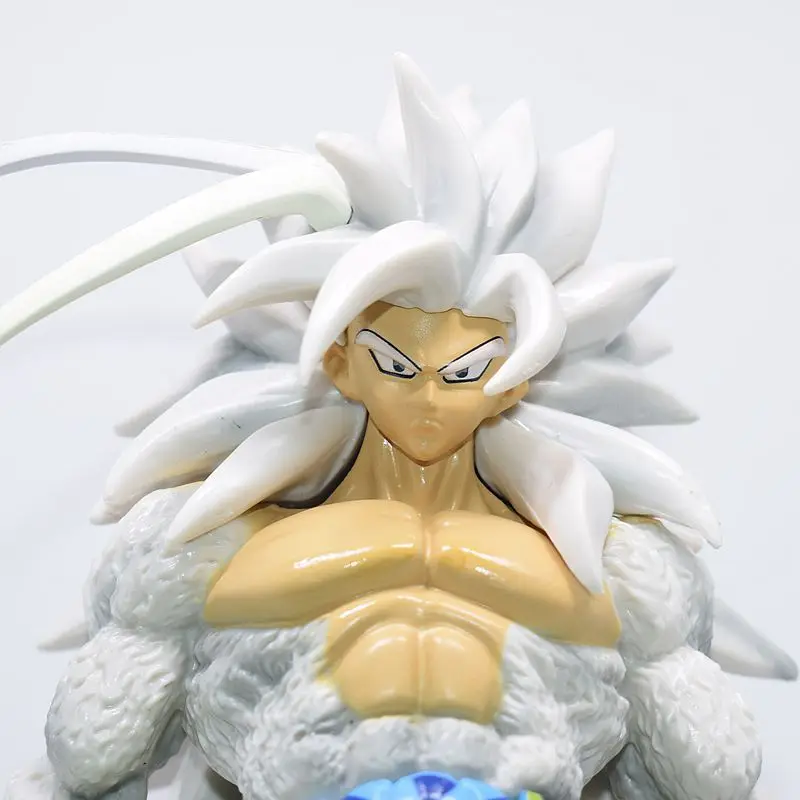 Dragon ball super prata cabelo ultra instinto son goku figura kakarotto  figuras pvc 31cm anime figuras estátua collectible brinquedo do miúdo