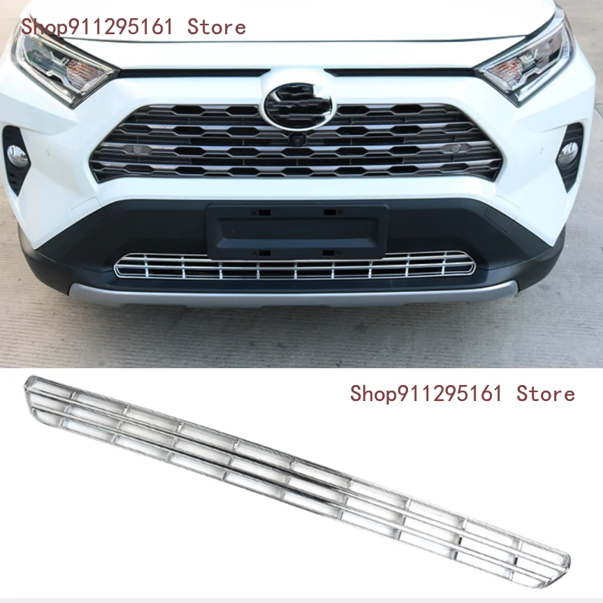 Аксессуары подходят для TOYOTA RAV4 2019 2020 хромированный передний нижний бампер Гриль