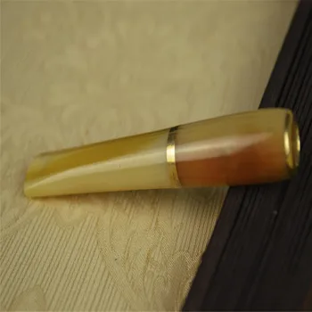 

Horn mouthpiece smoking portable pipe can be cleaned
