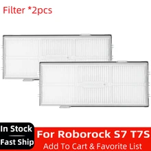 

Accessories For Roborock Vacuum Cleaner Hepa Filter Side Brush Mop Cloths Fit For Xiaomi Roborock S7 S70 S75 S7Max S7MaxV T7Plus