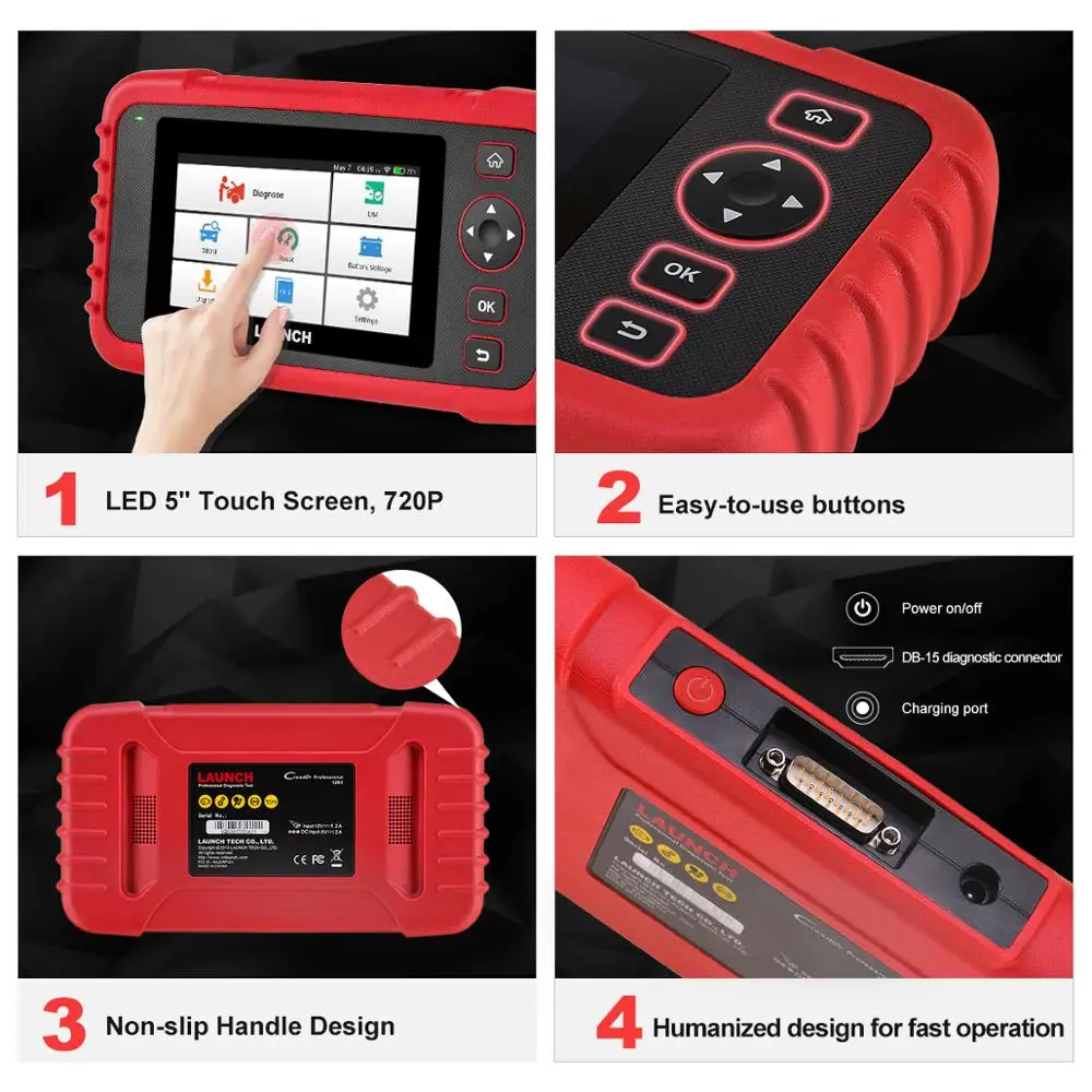 LAUNCH X431 CRP129X OBD2 диагностический сканер OBDII автомобильный инструмент для