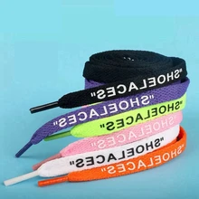 1 пара плоские шнурки плетеные буквы обувь с принтом шнурки для отдыха на открытом воздухе кроссовки шнурки для детей и взрослых шнурки унисекс