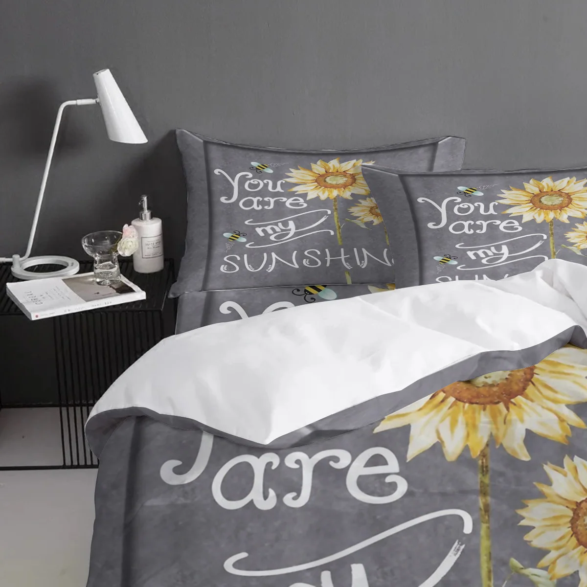 FamilyDecor 4 шт постельных принадлежностей вы мой Солнечный Подсолнух пододеяльник набор настраиваемый