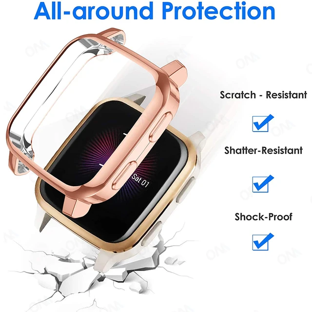 BEHUA Protector Case Cover For Garmin Venu SQ SQ2 SQ 2 Protective Shell  Anti-scratch Shockproof