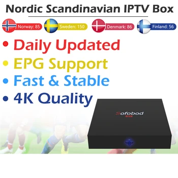 

Sofobod Android TV Box+UK English IPTV 9000Live+5000 VOD 1G/8G Wifi 4K HD Smart IPTV Box Europe Netherlands Israel Nordic IPTV