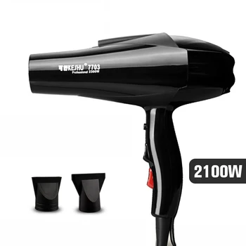 

Professional Hair Dryer Blow Hot And Cold Wind Household HairDryer 2100W High Power HairStyling Tools