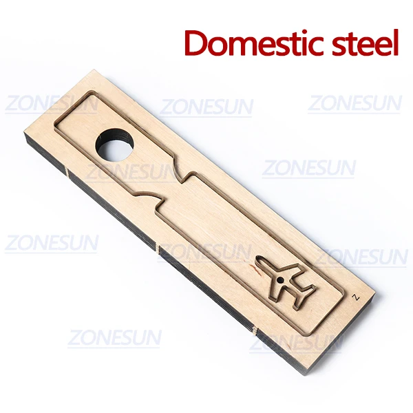 Domestic steel ZONESUN L2 кожаные штампы для ручной работы, бирка для багажа, сделай сам, свадебные сувениры, кликер для резки, сталь, правило, штампы, кожаные инструменты - Цвет: Domestic steel