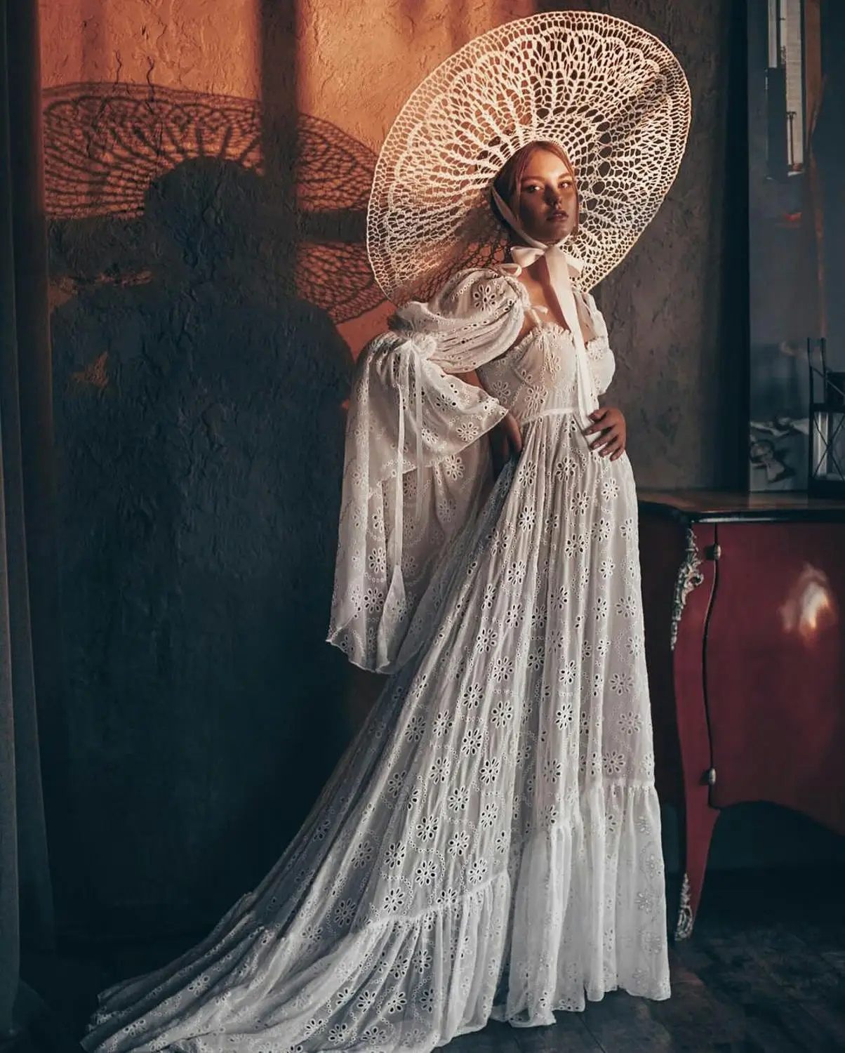 Pretty Lace Maternity Dress A Line 