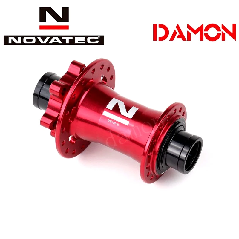 Novatec DH61SB Mtb freno disco 32 36 agujeros Cubo de bicicleta DH eje descendente bicicleta de montaña bujes delanteros 20mm 110mm 2 rodamientos|Cubos de bicicleta| - AliExpress