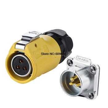 

Waterproof AC DC Volt M20 2 3 4 5 7 9 12 Pin Circular Industrial Male&Female Plug Socket Solar Energy Power Connector Automotive