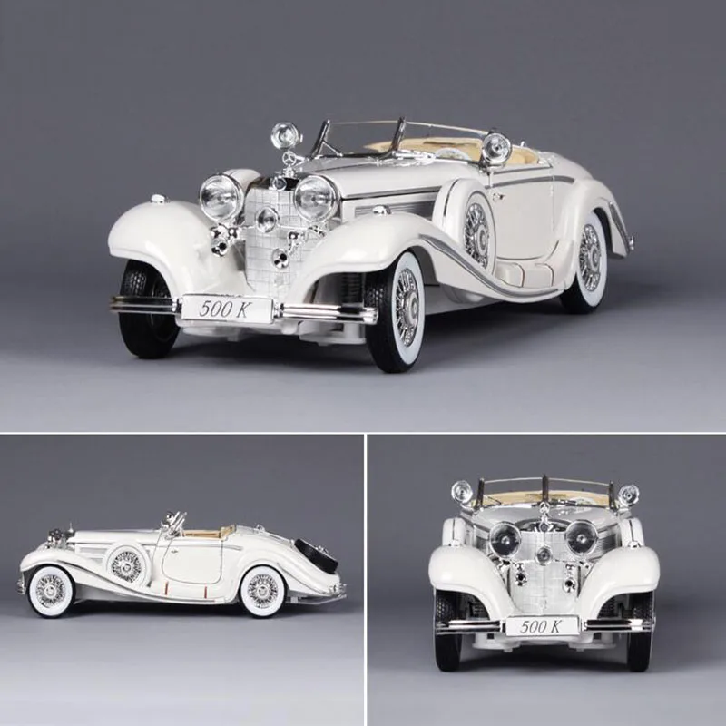 1:18 Масштаб металлического сплава Diecasts 500K Классический Винтаж 1936 авто модели автомобилей модель игрушки F детская коллекция