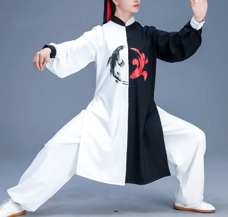 Китайская форма тайцзи одежда для кунг-фу Боевые искусства костюм представление костюмы ушу костюм кунг-фу наряд Тай Чи одежда FF2242