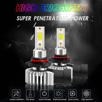 

Car Conversion Headlights Kit 6000K White Aviation Aluminum Waterproof
