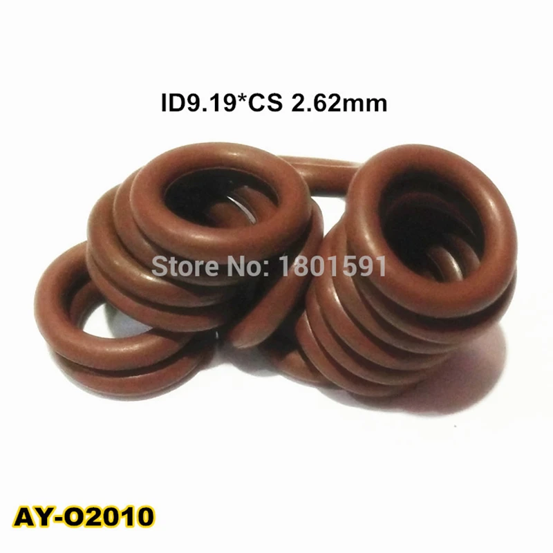 500pcs free shipping Fuel injection rubber orings 14.4*9.19*2.62mm for Chevrolet Colorado seal kit AY-O2010