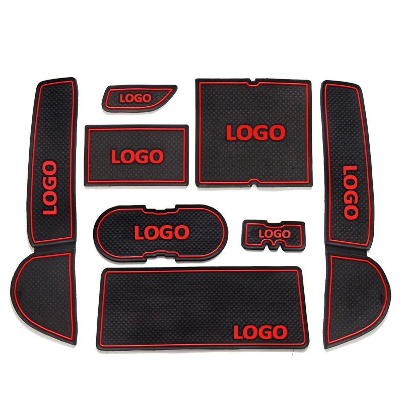 

8Pcs/set For Mazda 6 Coupe 2009 2010 2011 2012 2013 2014 2015 Auto anti-slip cup holder mat non slip door gate slot pad