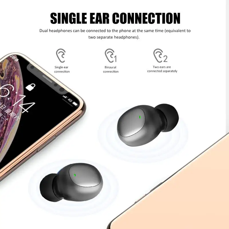 Bluetooth 5,0 наушники сенсорный TWS светодиодный дисплей наушники-вкладыши наушники HD Беспроводная гарнитура с зарядкой для iPhone samsung Xiaomi