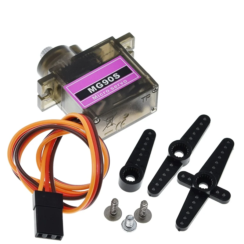TZT 1/2/5 Stück MG90S Digitaler 9g Servo mit Metallgetriebe – Detail 4
