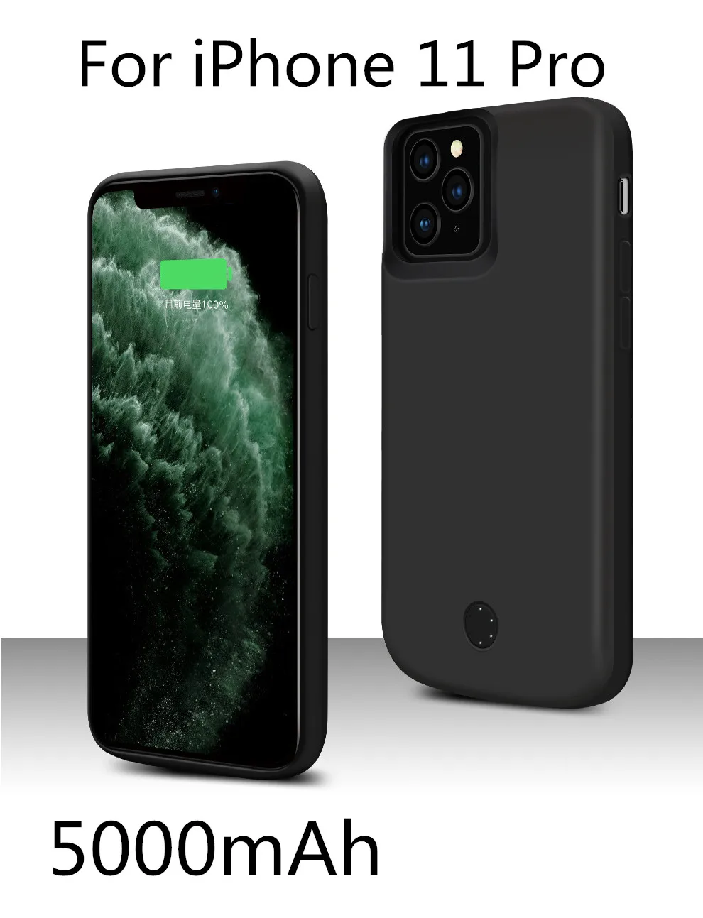 Чехол power Bank для iPhone 5, 6, 6S Plus, 7, 8 Plus, X, XR, XS Max, 11 Pro,, чехол для аккумулятора, тонкий, 5000-8000 мА/ч, зарядное устройство - Color: 11