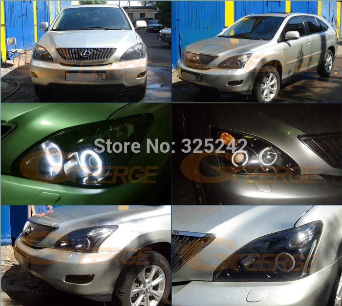 Для Toyota Harrier 2003 2012 отличное качество ультра яркие CCFL ангельские глазки Halo кольца