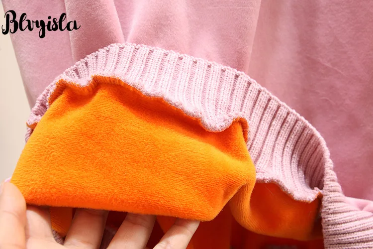 Blvyisla 4XL размера плюс с рисунком лося вышивка рождественскую ночь теплая Длинная толстовка Для женщин модные пуловеры; Топы с капюшоном