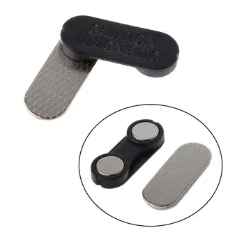 

20Pcs DIY Reuseable Strong Magnetic ID Card Holders Blank Magnetic Name Badge Holder No Holes on Jacket Lapel Shirts