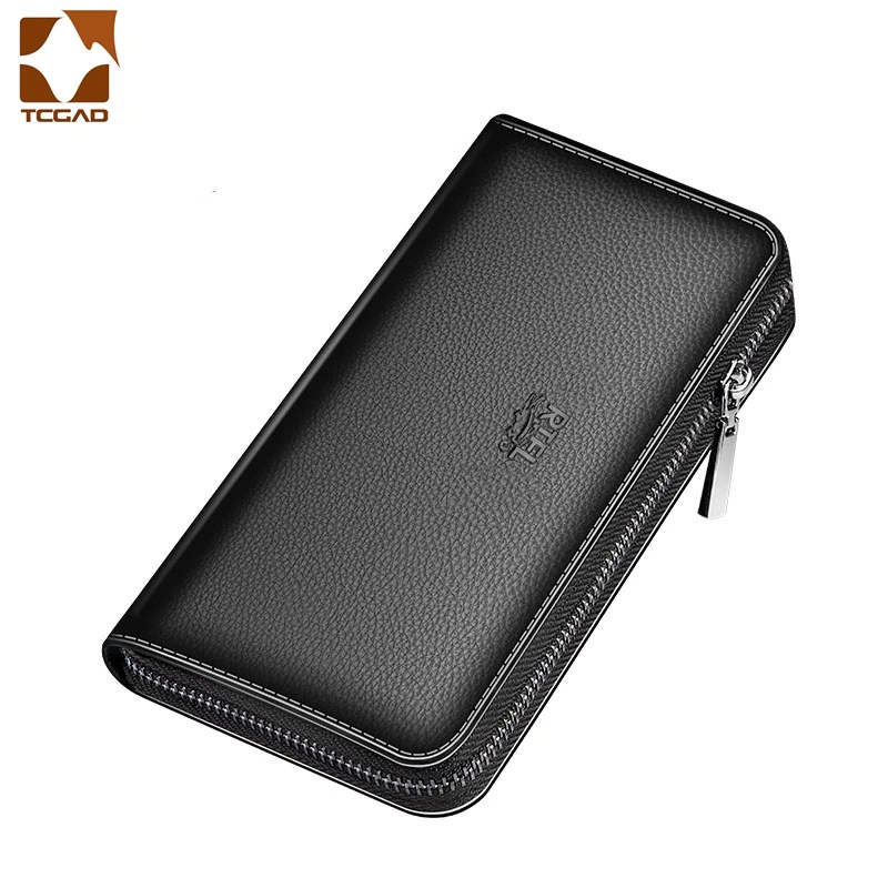 Man Purse Billeteras Clutch-Bag Masculina Leather Genuine Luxury Couro Men Para Carteira