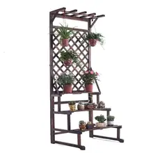 For Plantenstandaard Mueble Para Plantas Terraza Balkon Indoor Pot Stand Dekoration Rack Stojak Na Kwiaty Flower Plant Shelf