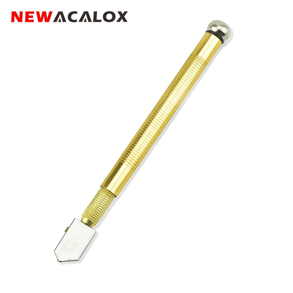 NEWACALOX 5 12 мм Алмазный резак для стекла противоскользящая алюминиевая ручка