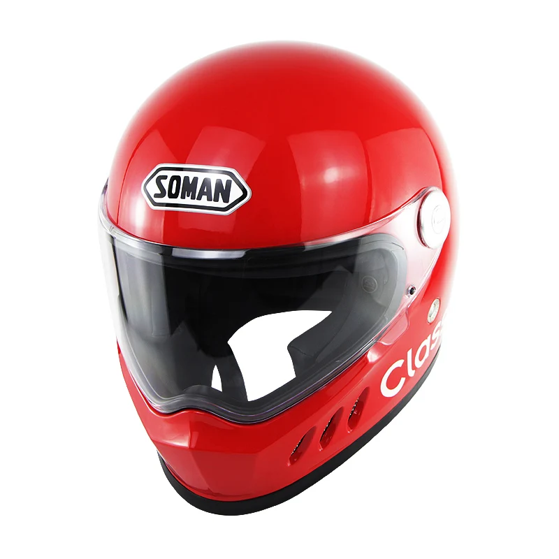 Soman Полнолицевой шлем черный шлем полный лицевой Cubierta De Casco Moto Feminino Casco Patinete Electrico шлем крыша боксер