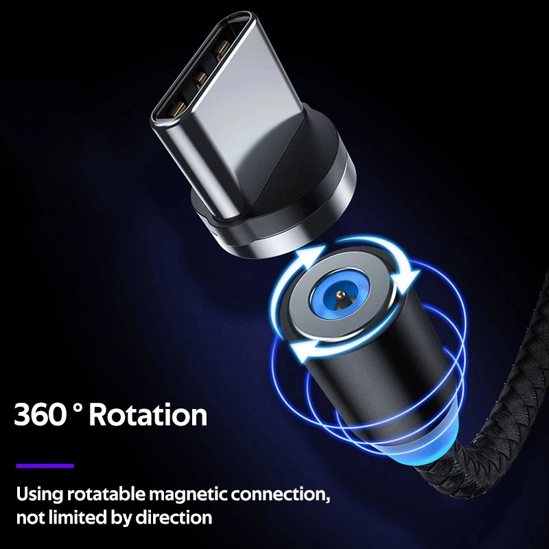 Magnetic Tips Universal Round Cable Micro USB Type C Magnet Replacement Parts Mobile Phone Dust Plug magnetic cable adapter magnetic charging adapter