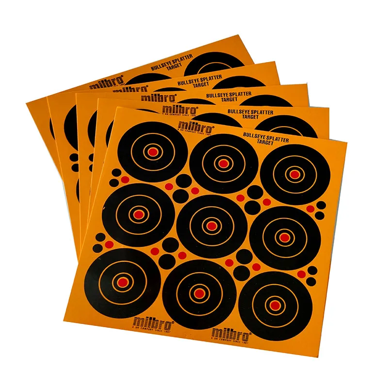 

25pcs / set of 17X17cm single professional shooting target paper durable shooting paper archery target target practice