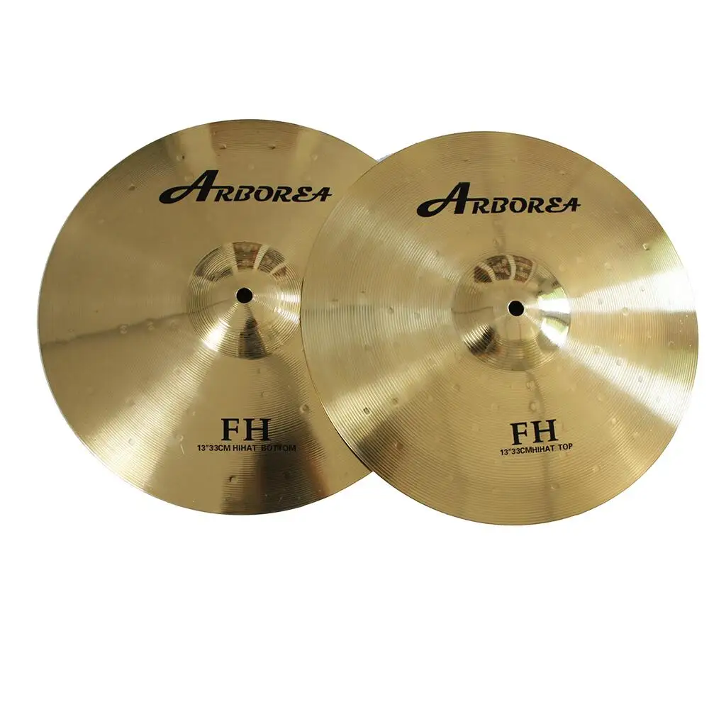 

Arborea hot sale FH series cymbal 2 pieces of 13"hihat Practice cymbal Cymbals for beginners The king of cost performance