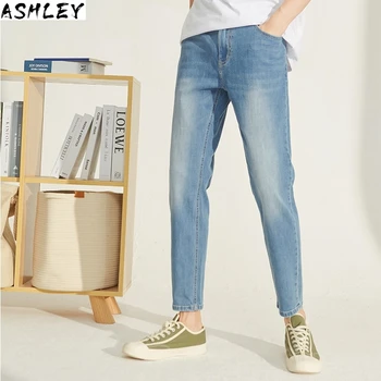 

2020 jeans men summer new tooling style jogging pants pants printed elastic waist trend
