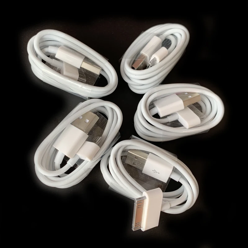 5x USB кабель для зарядки и синхронизации данных Шнур Apple iPhone 4 4G 4S 3GS iPod Nano Touch
