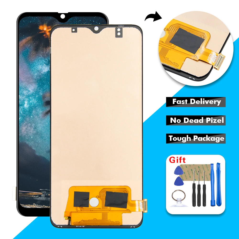 6," ЖК-дисплей для samsung Galaxy A80 A805 A805F SM-A805 ЖК-дисплей сенсорный экран дигитайзер стекло в сборе+ Инструменты - Цвет: TFT Black