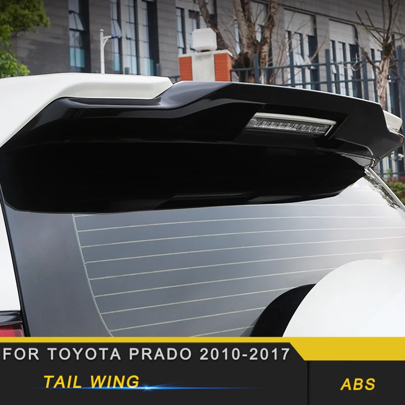 Для Toyota Prado 2010- автомобильный Стайлинг задний багажник спойлер для губ задний Багажник крыло отделка внешние аксессуары
