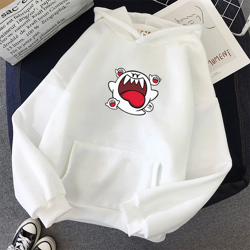 Hoodie Women Hoody Tumblr Sweatshirt Funny Print Kawaii Hoodies Jumper Graphic Sweats Fashion Clothes Outfit Sudaderas Mujer