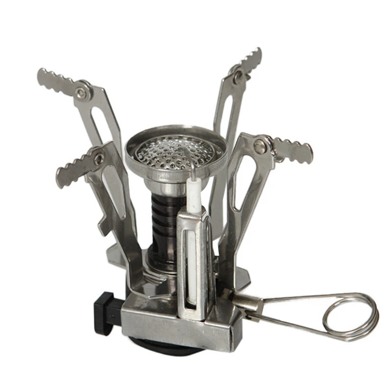Mini Camping Stoves Folding Outdoor Gas Stove Portable Furnace Cooking Picnic Split Stoves Cooker Burners